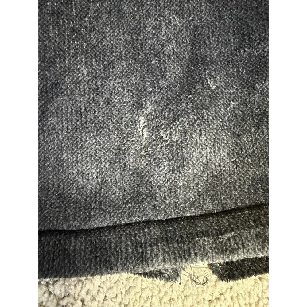 Vintage Black Diamond Jacket Mens M Black Fleece Parka Full Zip Pockets USA - Picture 12 of 12